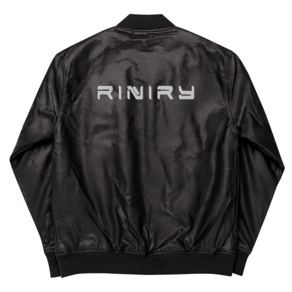 Leather Bomber Jacket - Image 17
