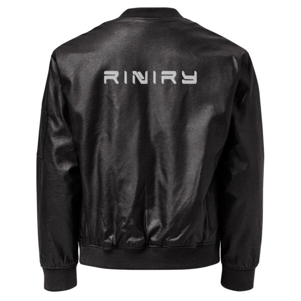 Leather Bomber Jacket - Image 18